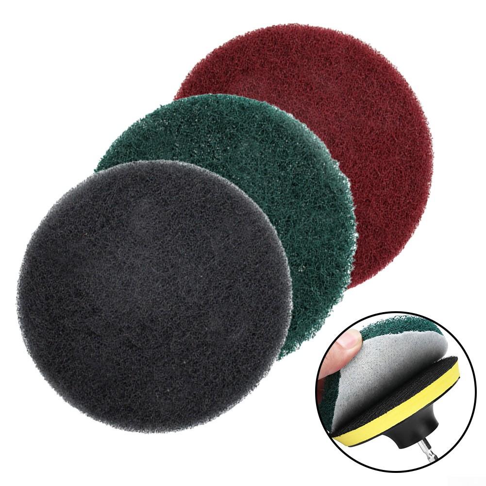 Polishing Pad 3pcs 5\" Hook & Loop Sanding Pads Power Tools Parts Scouring Pads