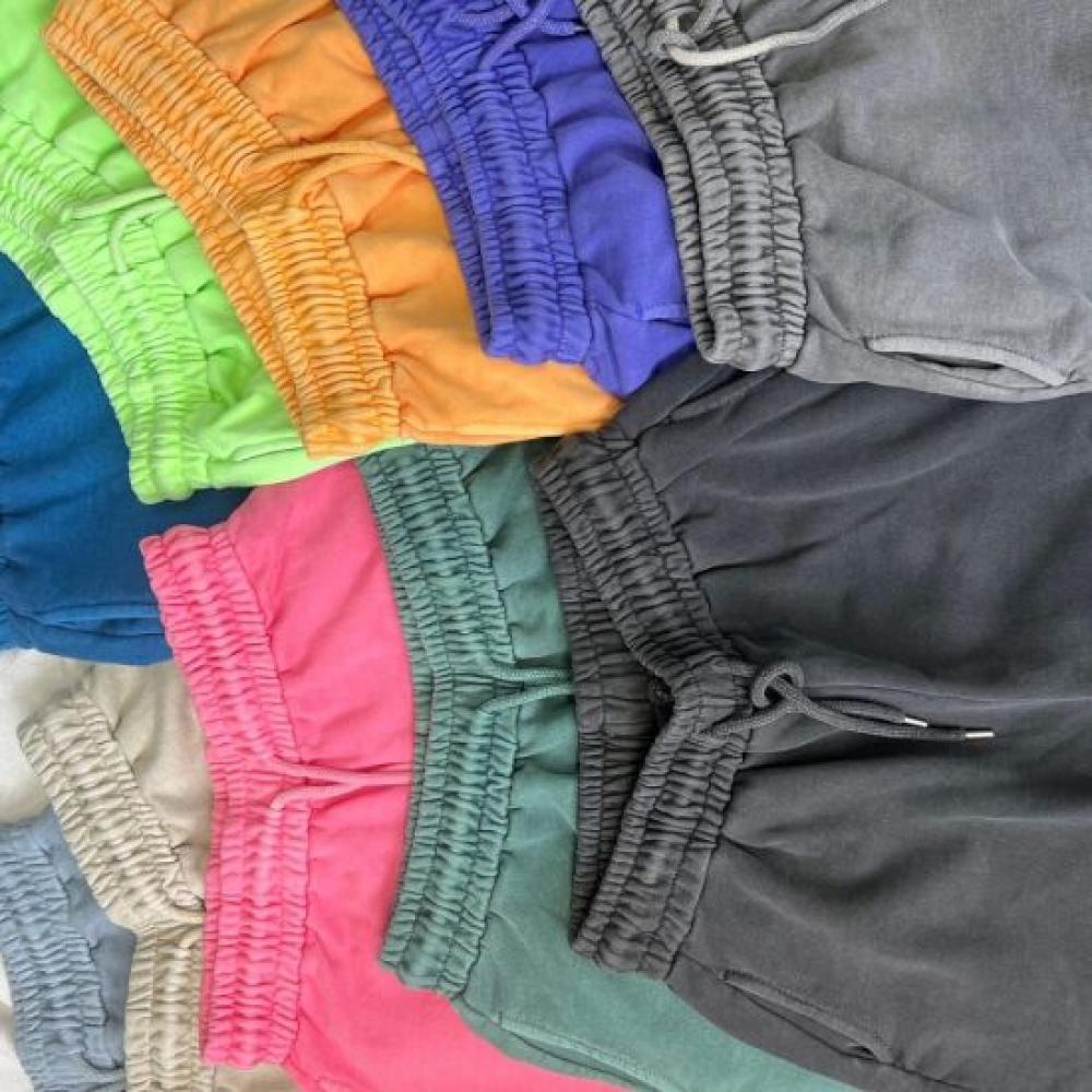 Dabimong Holiday Pigment Color Banding Pants 10 Colors