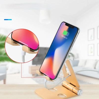 Supporto da tavolo per telefono cellulare, supporto, dock, supporto per telefono e tablet, supporto da tavolo regolabile in alluminio