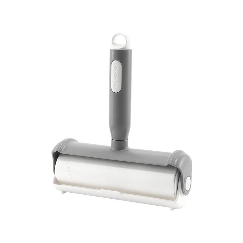 Extra Large Dual-Use Lint Roller with Long Handle for Pet Hair Removal