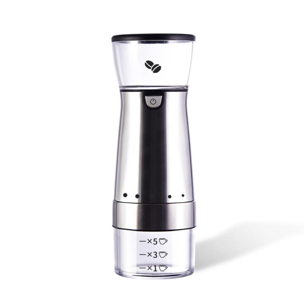 Automatic Portable Electric Coffee Grinder Adjustable Burr Coffee Bean Grinding Machine Home