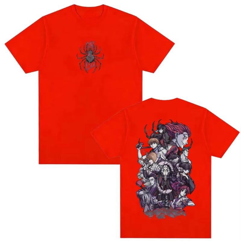 2026 New Anime Hunter X Hunter Phantom Troupe Spider Graphic Tshirt Unisex Women Casual Vintage Tshirt Unisex Fashion T Shirt Summer