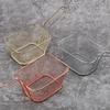 large size Fryers Basket Net Mesh Fries Chip Kitchen Tool Stainless Steel Fryer Home French Fries Baskets Strainer