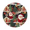 Christmas Tablecloth Circular Dining Table Tablecloth (lace)