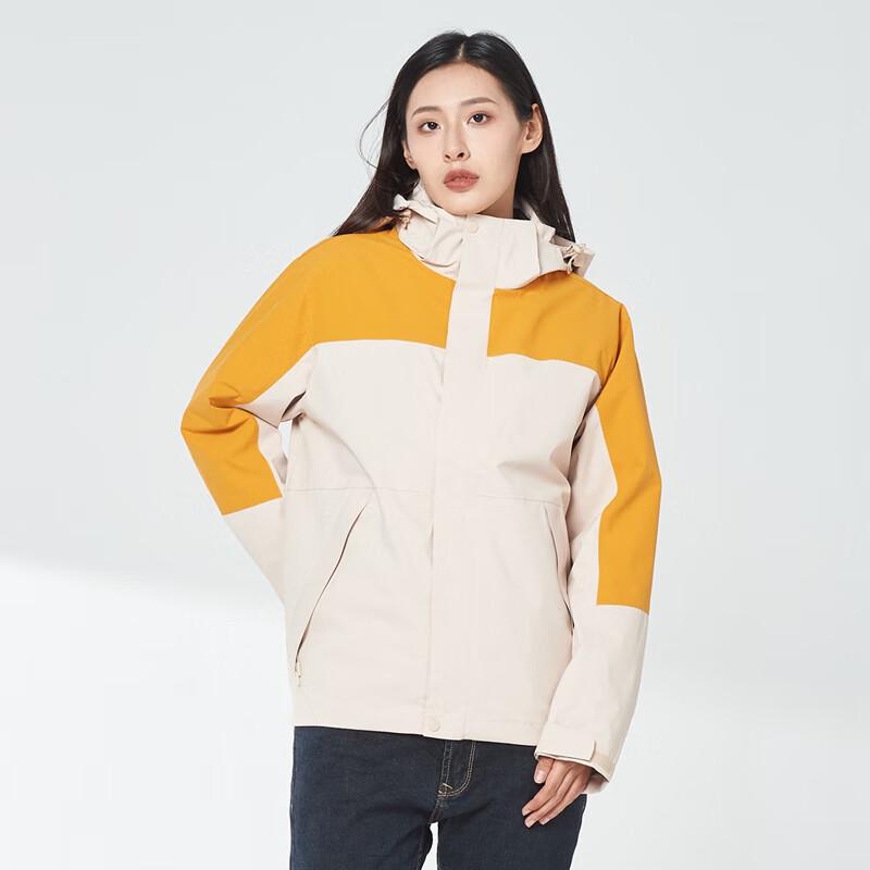 Teluoman Unisex 3-in-1 Waterproof Outdoor Jacket