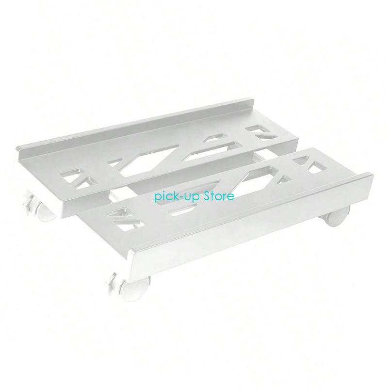 Q5WA Mobile Computer Tower Stand With Wheel And Ventilation For Easy Movement