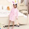 Unicorn Kids Unisex Bathrobe Girls Boys Hooded Pajamas Sleepwear Nightwear