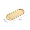 Multicolor Stainless Steel Nail Art Desktop Tool Storage Tray Jewelry Decorations Metal Tray Nail Art Tools  Display Stand Nail