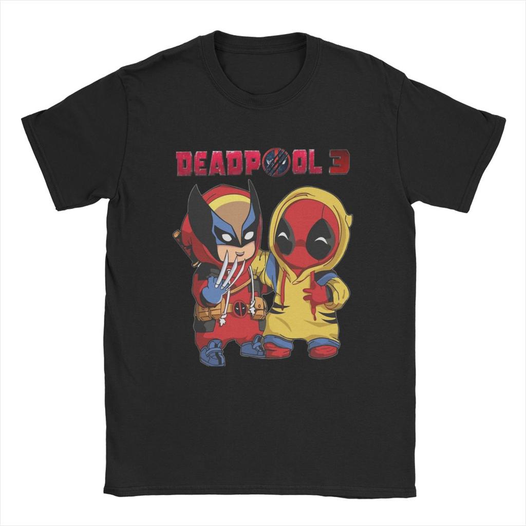 Summer Deadpool & Wolverine Men Women T Shirts Outfits Vintage Tees T-Shirt Pure Cotton New Arrival Clothes