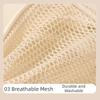 Breathable Mesh Portable Toiletry Pouch Large Capacity Coin Purse Wash Bags  Toiletries Storage
