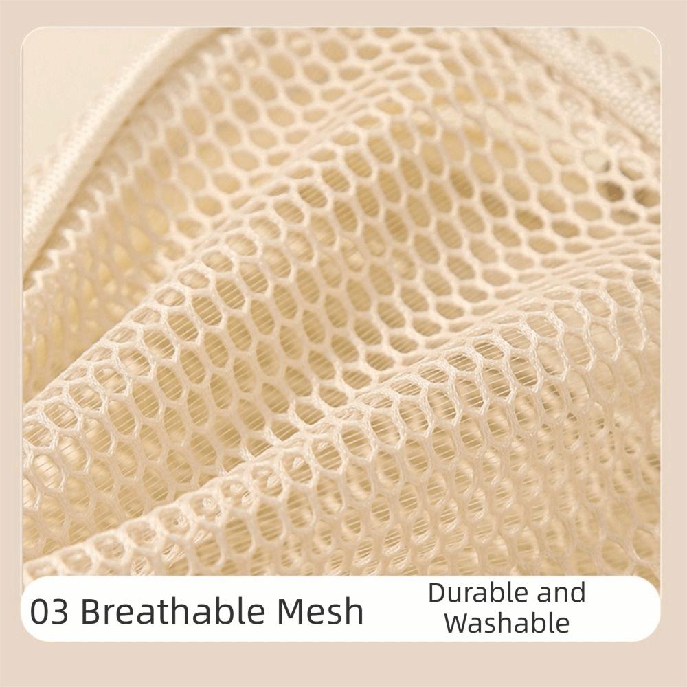 Breathable Mesh Portable Toiletry Pouch Large Capacity Coin Purse Wash Bags Toiletries Storage