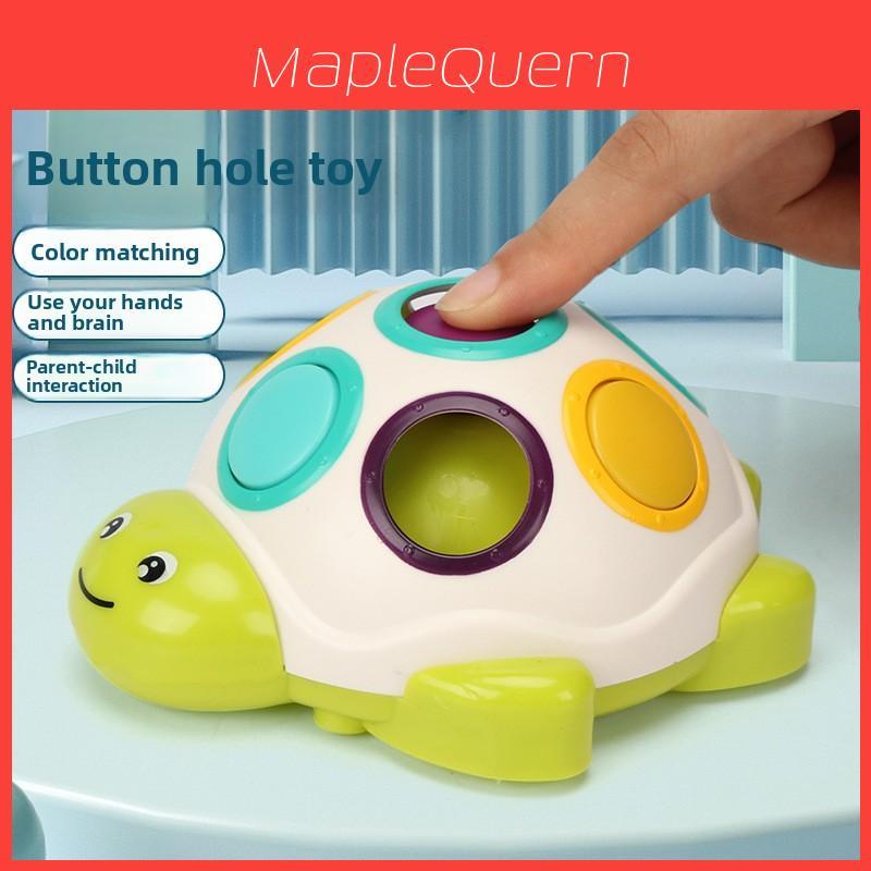 Baby Early Education Turtle Push And Grab Toy For 12 Months And Up