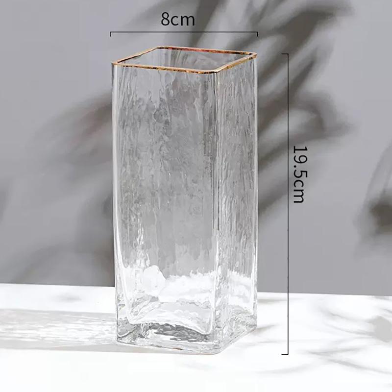 

Ваза Стеклянная ваза Украшение дома Украшения Цветочная композиция Ваза для цветов S