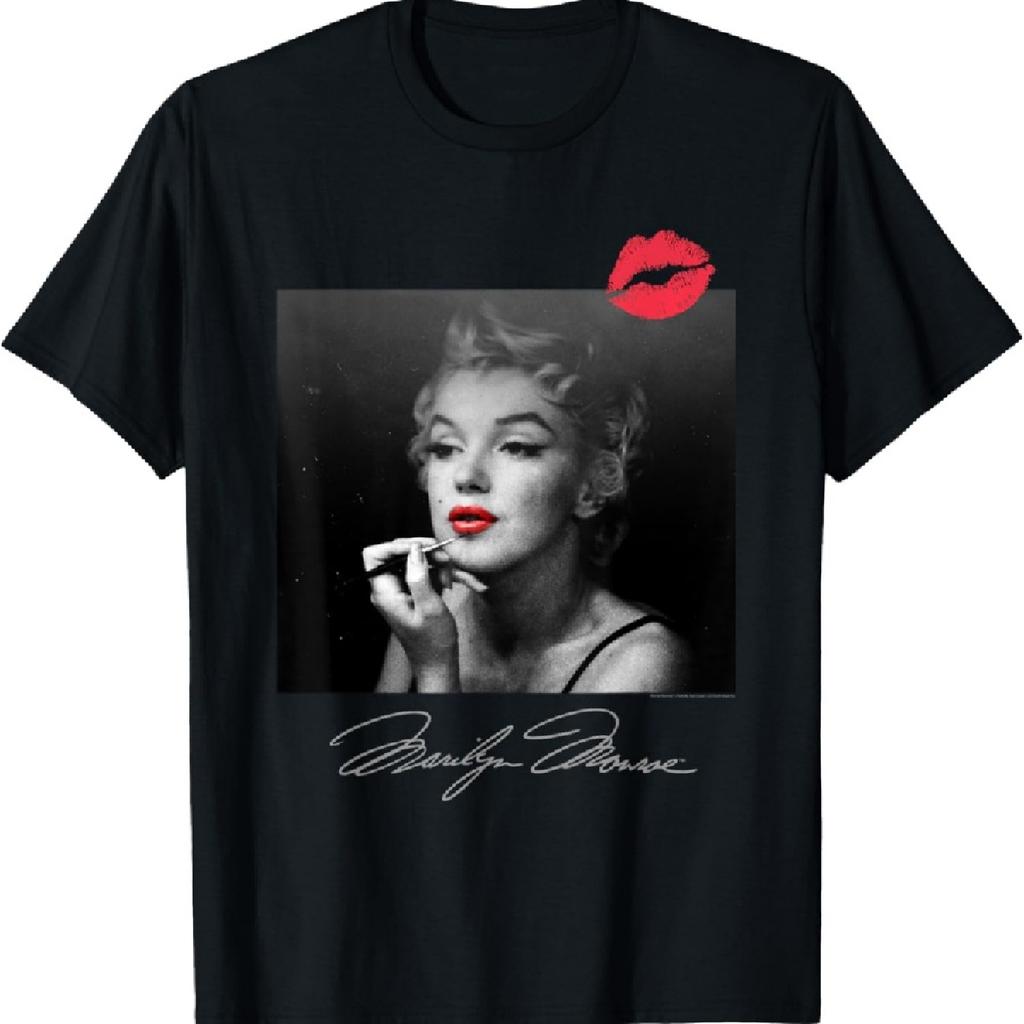 T-Shirt Bacio Stanza Trucco Marilyn Monroe