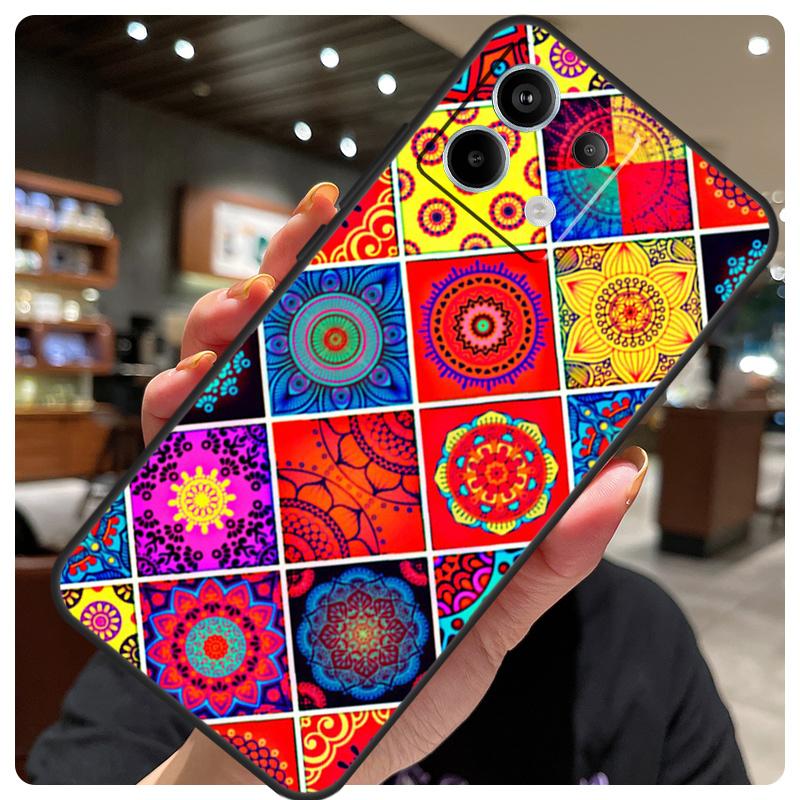 Moroccan Mosai Tile Pattern Case For Xiaomi Redmi Note 14 10 13 12 11 15 Pro Plus Cover For Redmi 15 15C 12C 13C 14C 10C