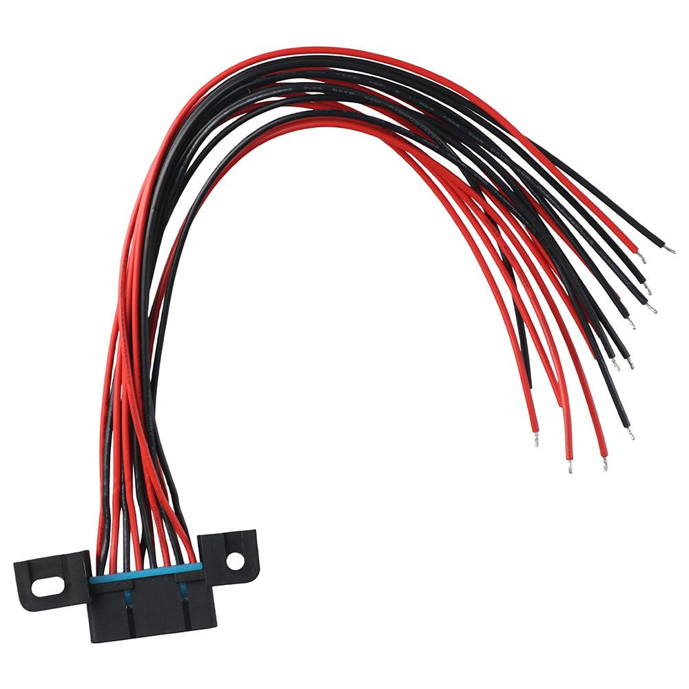 Copper Wire OBD J1962F OBD2 16 Pin Metal Dash Port Open Tinned Wire Full Cable Vehicle
