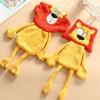 Cartoon Cute Lion Hand Towels Coral Velvet Soft Touch Fine Comfortable Skin-friendly Kitchen Bathroom Towel Super Absorbent