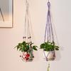 Plantehenger Innendørs Veggmontert Blomsterkurv Bomullstau Blomsterpotter Hengende Planteholdere Hjemmedekorasjoner