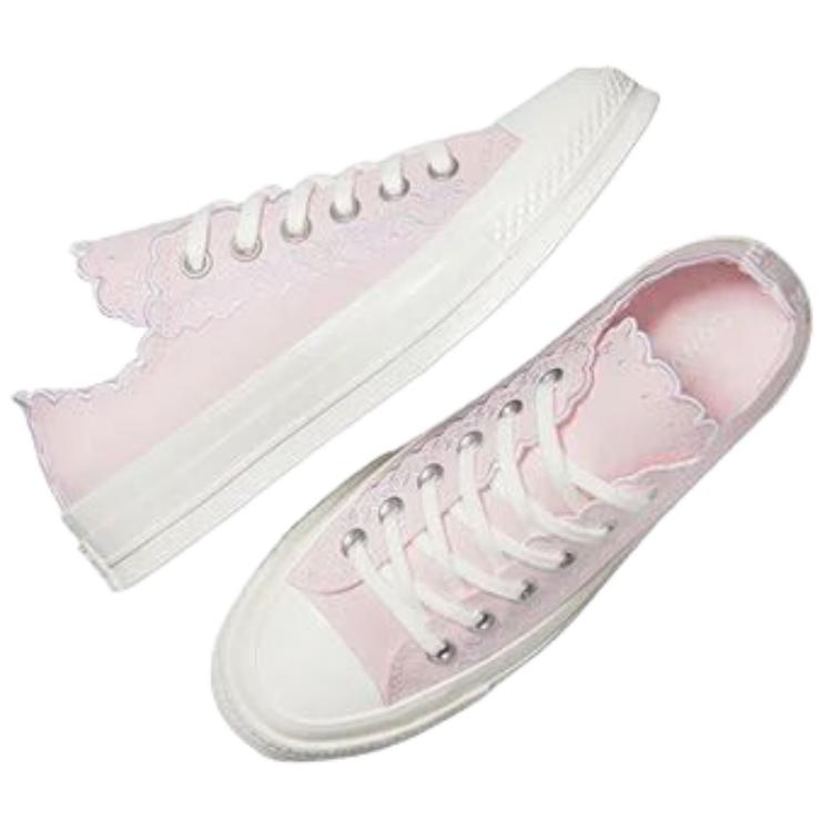 Converse Chuck 70 Comfortable Versatile Low-Top Canvas Shoes Unisex Sneakers Pink A13542C