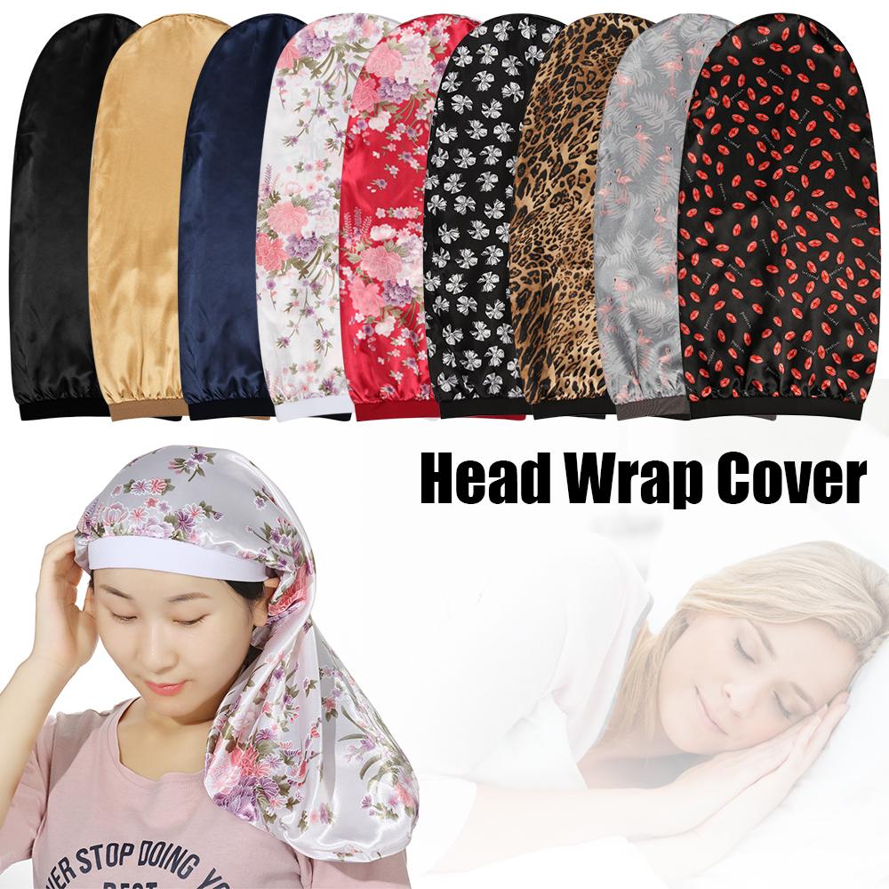 

Elastic Hair Care Bonnet Head Wrap Cover Hair Band Sleep Hats Curly Cap Nightcap Chemo Cap