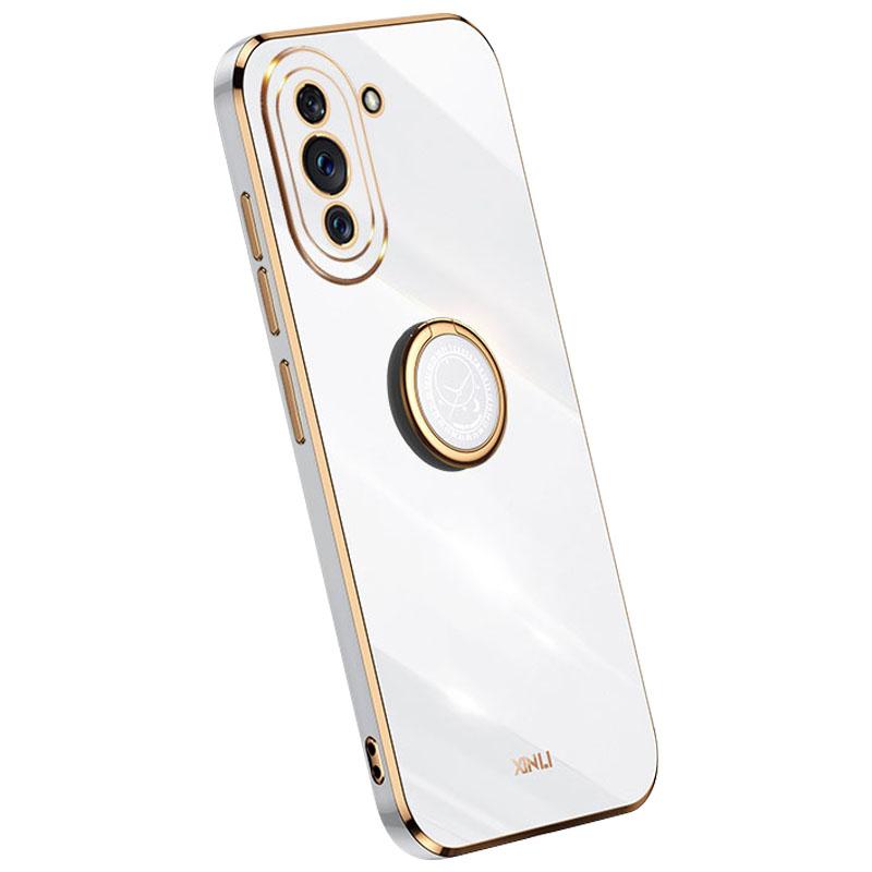 XINLI For Huawei Nova 10 4G Phone Case with Kickstand,Electroplating TPU Back Protector Cover