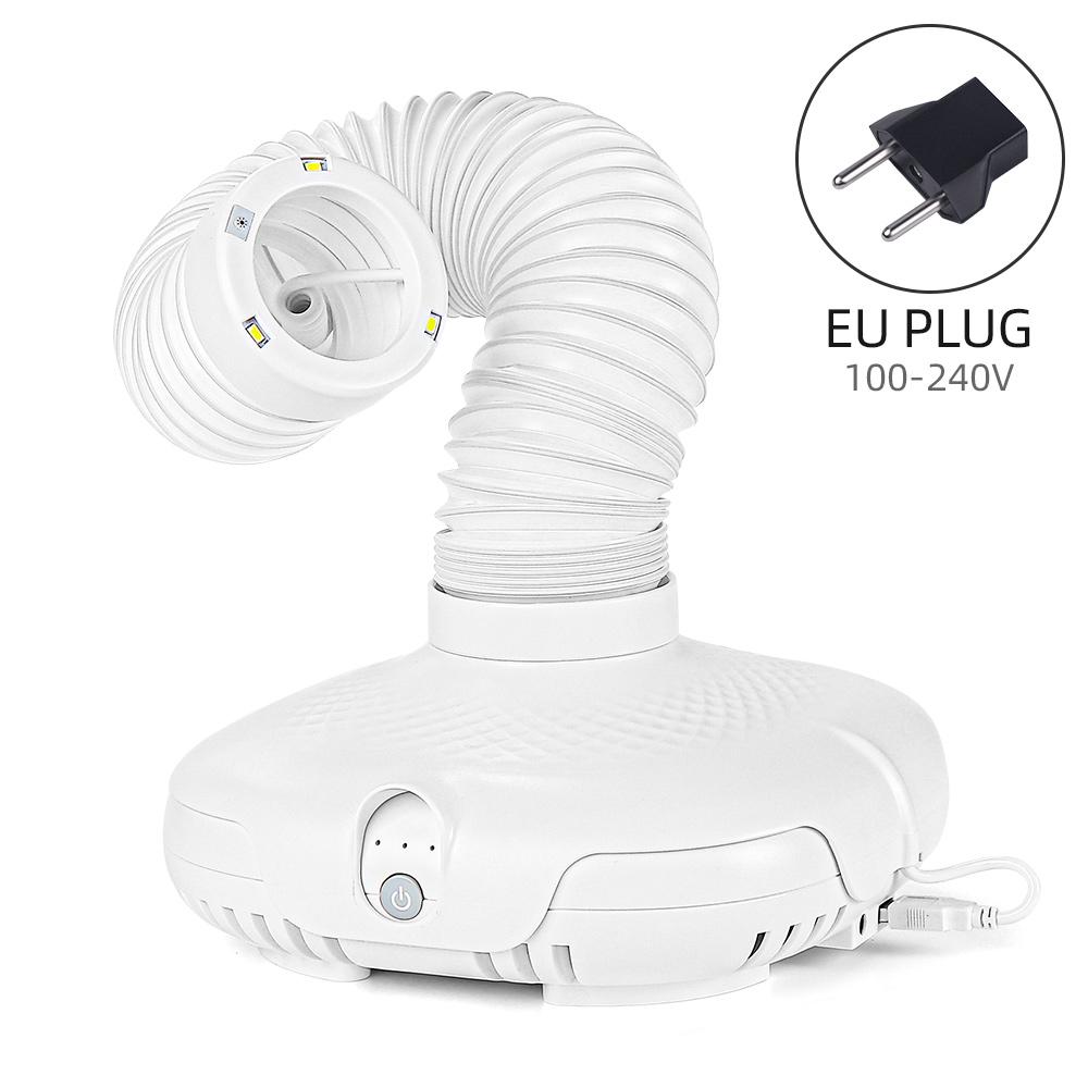 

Brushless Nail Dust Collector 130W Strong Suction Vacuum Cleaner With Tube Elbow Manicure Fan Nail Dust Absorber For Nails Art