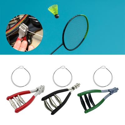 Pinza de Arranque Pinza de Encordado Portátil 3 Muelles Pinza de Arranque Herramienta de Encordado Deportivo para Raqueta de Squash Tenis Raqueta de Bádminton