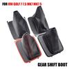 For VW Golf 7 7.5 MK7 Left Hand Drive Car Styling Shift Gear Knob Frame Bracket Leather Boot