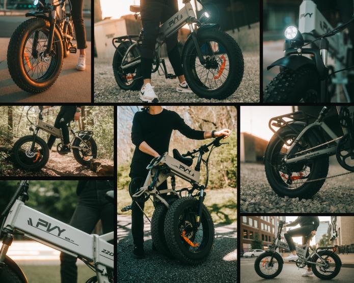 Electric Bike PVY Z20 PLUS 1000W Motor 48V16.5Ah Battery Max Speed 50KM/H Max Range 120KM