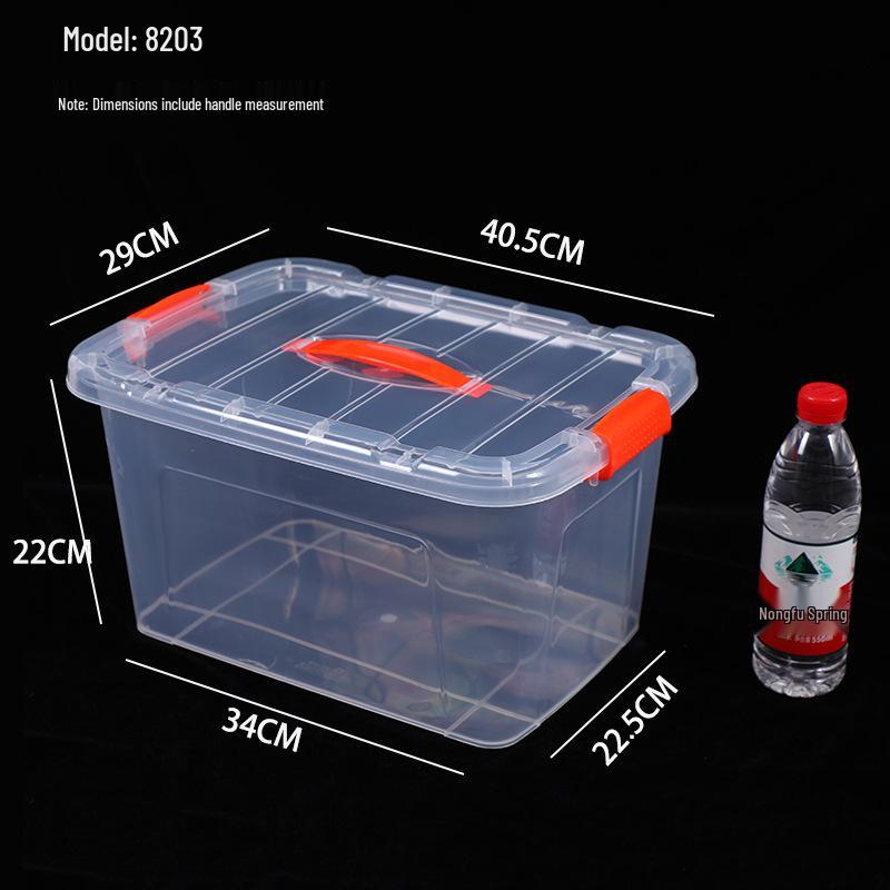 Large Transparent Handheld Food-Grade Storage Box