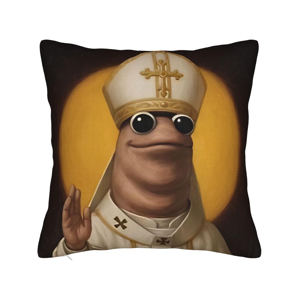 Pope Marcus Marcus The Worm Pillow Cover Square Cushion Cover Kawaii Pillow Case For Living Room Sofa