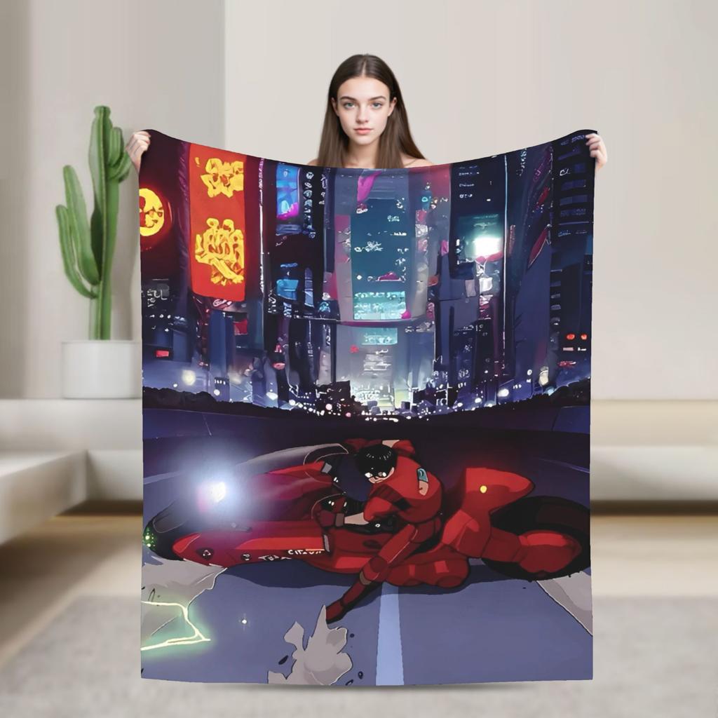 Japanese Anime film Akiras Blankets Quality Super Warm  Throw Blanket Winter Travel Couch Chair Sofa Bed Fashion Bedspread