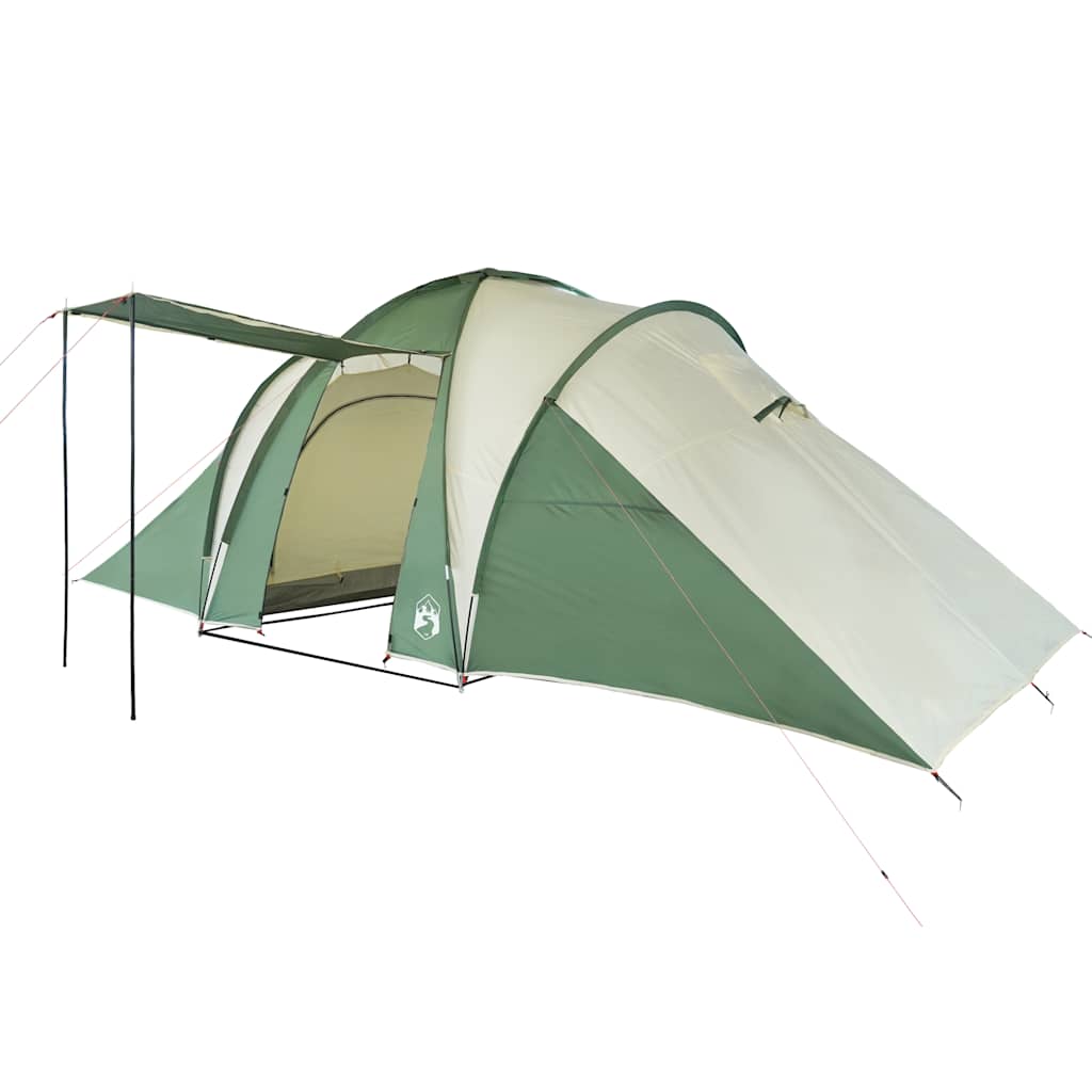 Vidaxl Family Tent, 6-Person, Dome, Green, Waterproof
