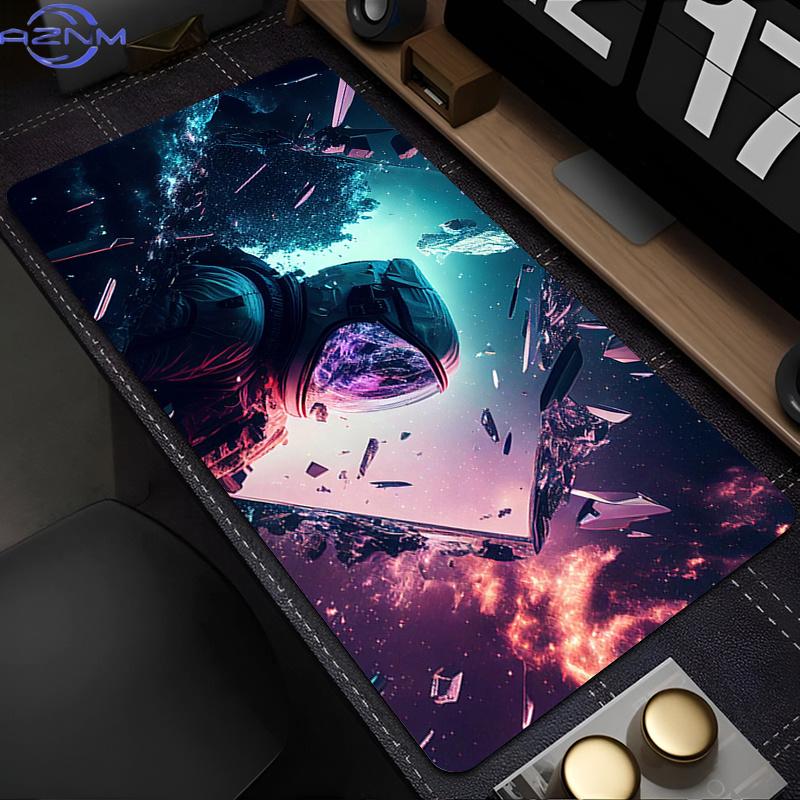 Mouse Pad Antislip Durable Desk Mat Offices Pc Accessories Anime Keyboard Pad Laptop Space Astronauts Mouse Mat Tapis De Bureau