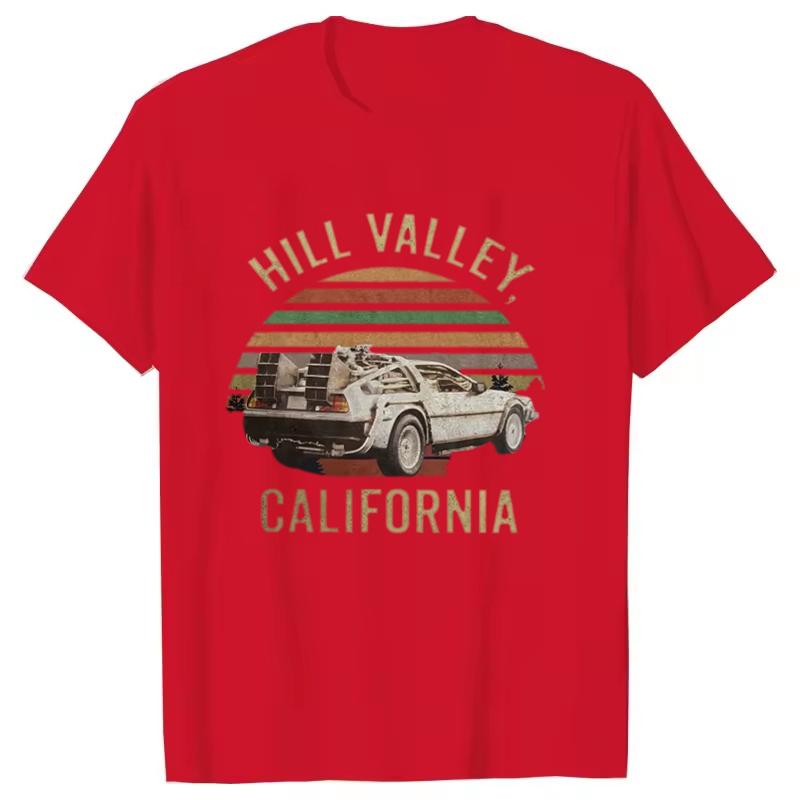 Hill Valley T-shirt, Back to The Future Shirt, Marty Mcfly, Hill Valley, Classic Men Women Tees Tops Harajuku Streetwear