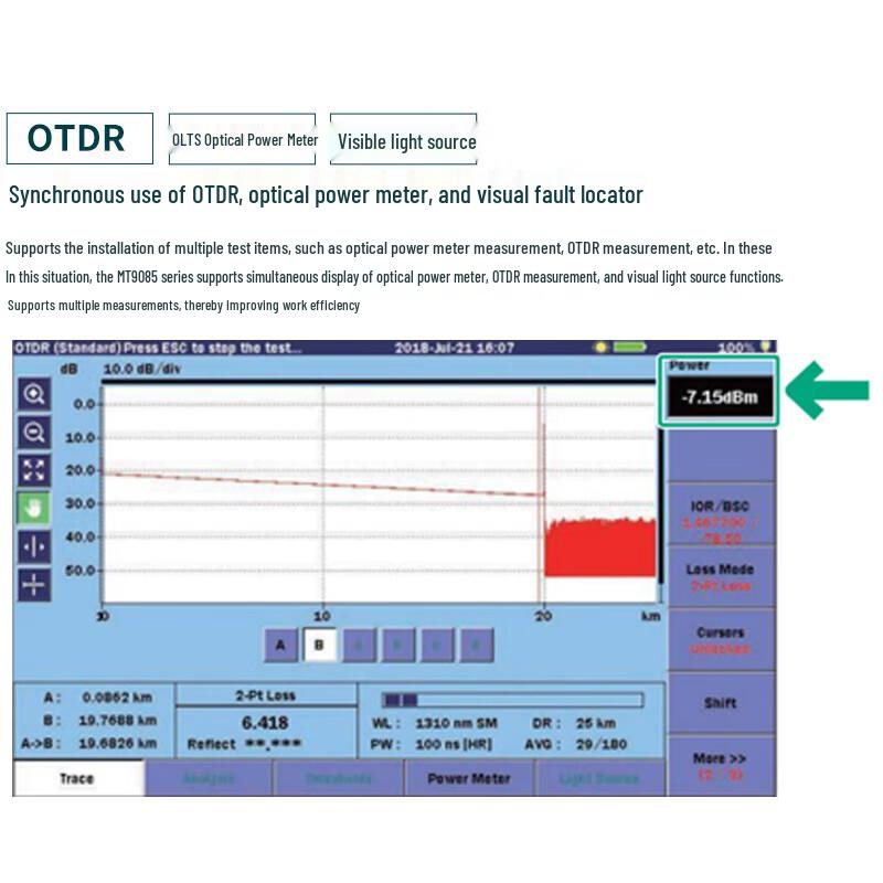 Anritsu MT9085A8 OTDR