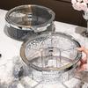 Luxury Airtight Nut and Snack Storage Box, Dried Fruit Plate with Lid for Living Room, Stylish Candy Box, Ideal for New Year.
