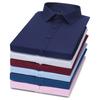 Men's new short sleeve shirt bamboo fiber casual non-ironing spring and summer shirt top high quality slim dress