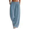 Women's Casual And Fashionable Color Loose Pants With Pocketes