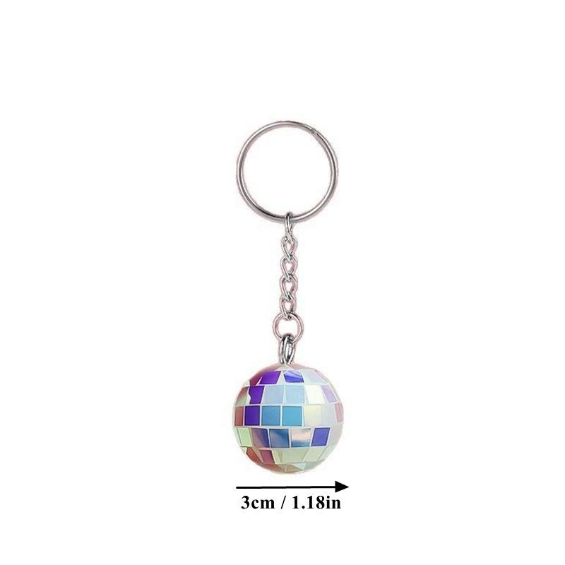 1Pc Ball Pendant Keyrings Party Favors Mini Spheres Keychains