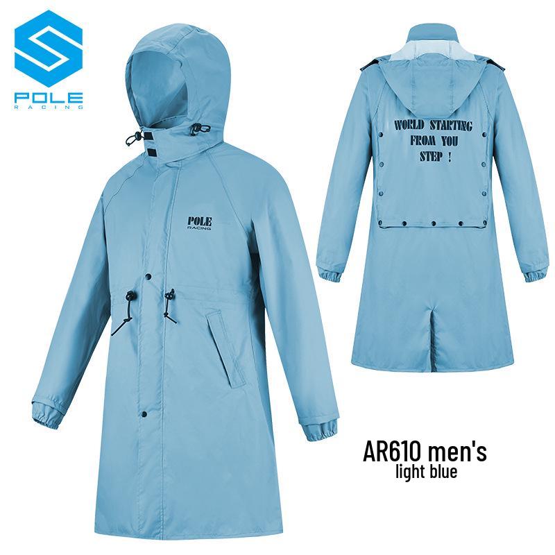 Men's Full-Body Waterproof Motorcycle Riding Suit - Rainproof, Touring, Split Type