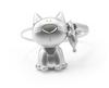 TROIKA Cat and Mouse Keychain, Cat + Mouse, Cat Goods, Key Ring, Accessory, Charm