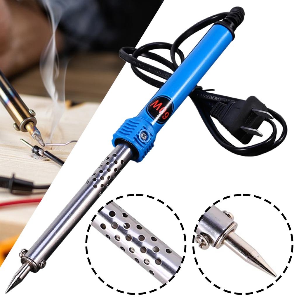 Electric Soldering Iron Powerful 60W Not Adjustables 220V Fast External Heating Sautering Iron for DIY Enthusiasts