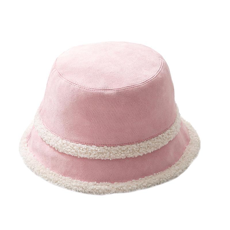 Women's Plush Fisherman Hat - New Autumn/Winter Style, Small Fragrance, Warm and Elegant