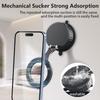 Car Phone Stand Bracket Rack With Powerful Magnets & Vacuum Suction Capability for Easy Storage Safe Driving Experience