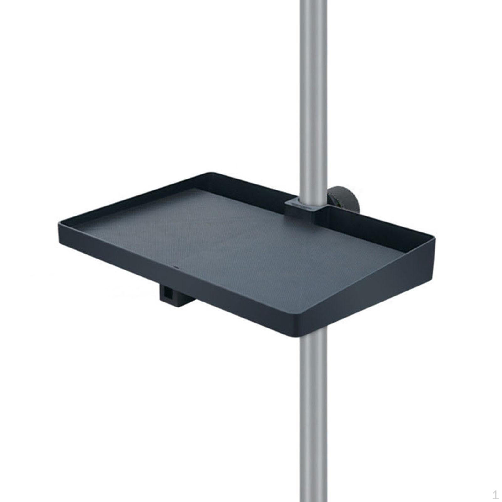 

Подставка для микрофона, держатель для микрофонной стойки со звуковой картой, регулируемый угловой зажим для музыки чёрный