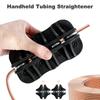 3/16In and 1/4In Handheld Tubing Straightener Metal Pipe Straightener Tool Portable Brake & Fuel Line Straightener Hand Tools