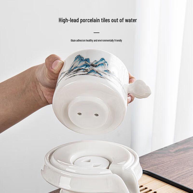 Automatic Rotating Stone Mill Kung Fu Tea Set