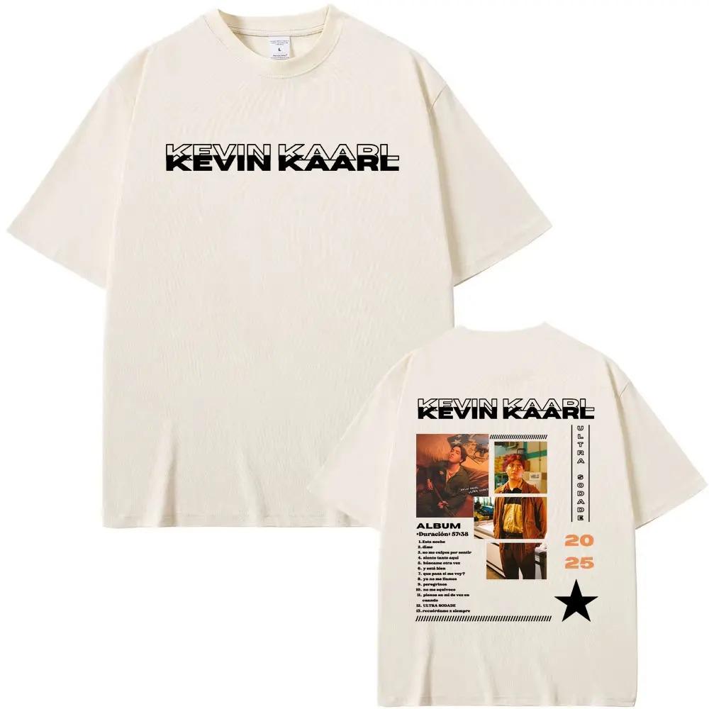 

Kevin Kaarl Rapper Ultra Sodade Tour Cover TShirt Unisex Trendy Vintage Soft Oversized Streetwear Women And Men Tshirt 4XL