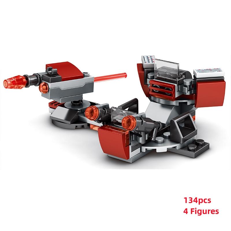 MOC Fighter X Figure Blocchi da costruzione assemblati Mattoni educativi Giocattoli per bambini Kit per bambini Regali K009-K012